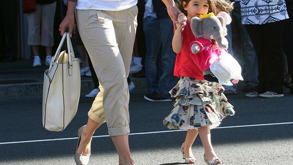 Suri Cruise trug bereits im Alter von drei Jahren Schuhe mit Mini-Absatz