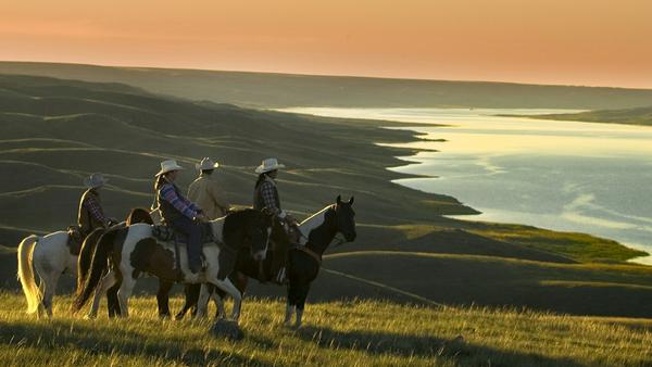 Ausritt in der traumhaften Umgebung der La Reata Ranch