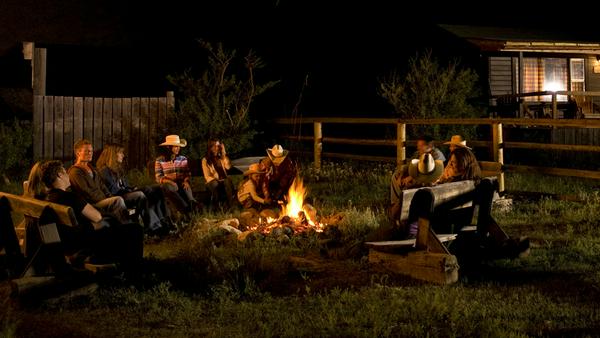 Stilecht: Lagerfeuer auf der La Reata Ranch