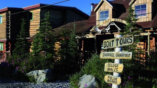Urig und gemütlich: die Lazy Bear Lodge