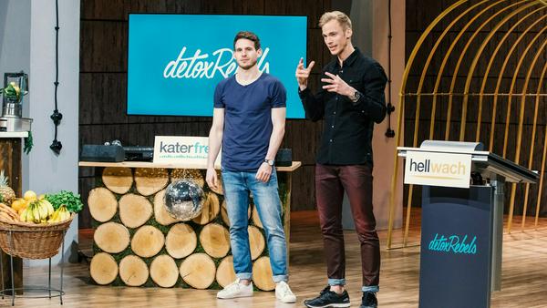 Machen trotz Niederlage in "DHDL" weiter: Martin Bressem und Jonas Höhn von "detoxRebels"
