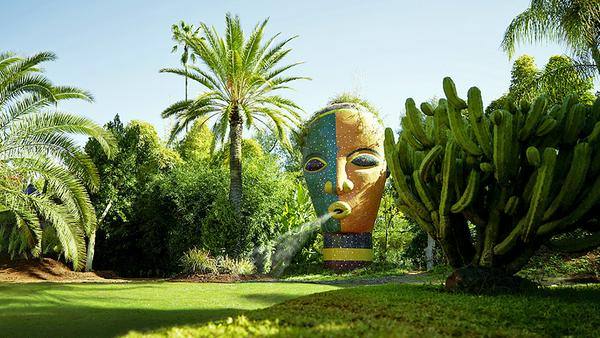 Skulptur in Anima, dem Fantasiegarten von André Heller