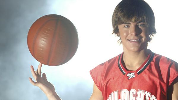 Zac Efron alias Troy Bolton in "High School Musical"