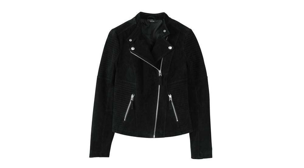 Eine Lederjacke der Lidl Esmara Kollektion by Heidi Klum