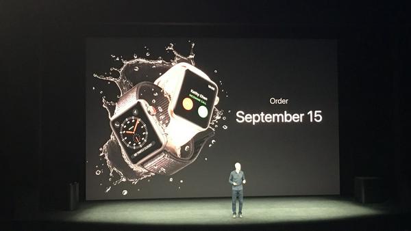 Die Apple Watch Series 3 wird mit Mobilfunkunterstützung ausgestattet