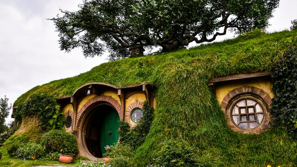 In dieser Höhle auf Neuseeland ist "der kleine Hobbit" Bilbo Beutlin zu Hause.