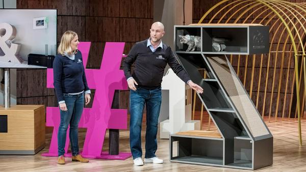 Sonderzeichen gibt's auch: Das Produkt "Kletterletter" stieß bei Frank Dümmel auf großes Interesse