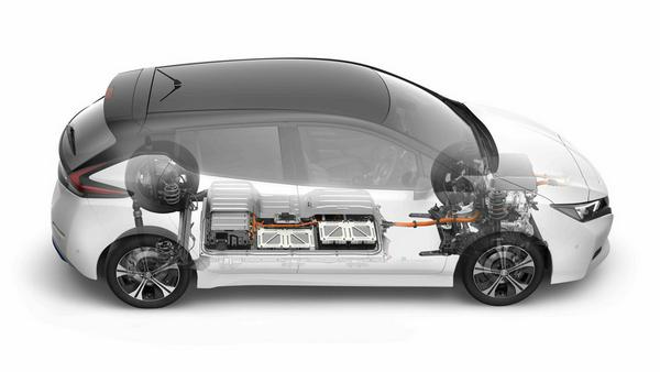 Leaf-Innenleben mit Batteriepack