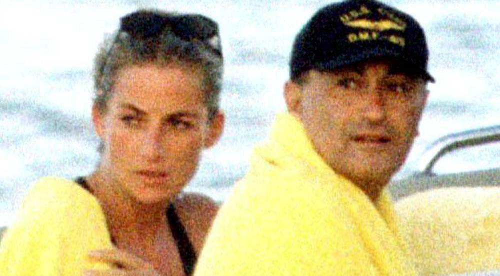 Dodi Al-Fayed mit Diana im Urlaub