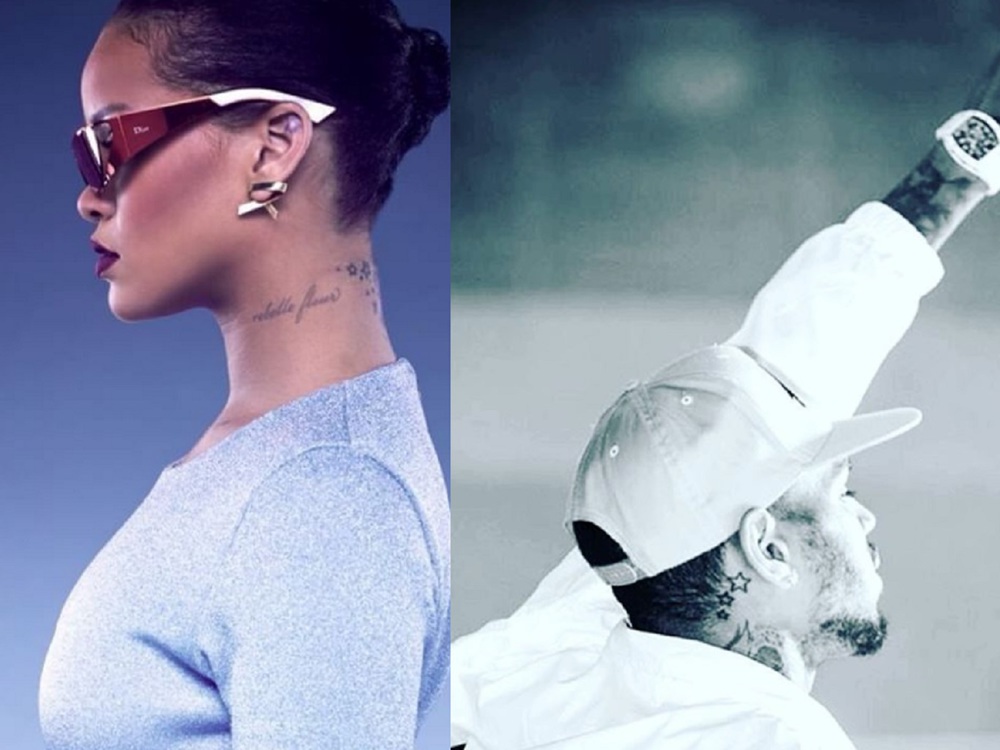 Zufall oder nachgemacht? Diese Stars kopieren die Tattoos von Rihanna