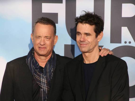 Tom Hanks und Tom Tykwer bei der Premiere von