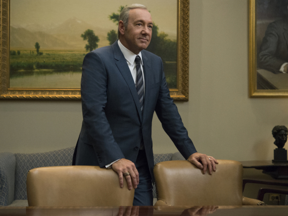 Kevin Spacey alias Francis Underwood in