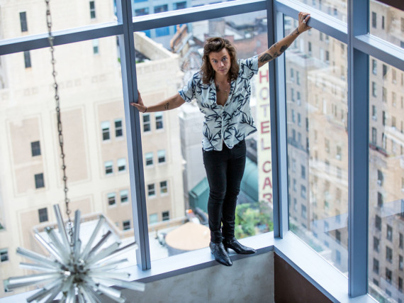 Harry Styles beim Videodreh zu