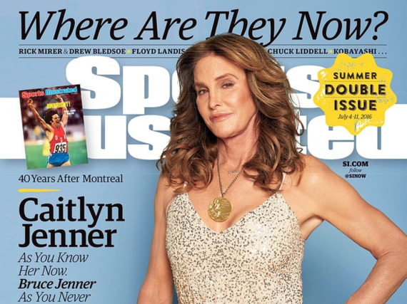 Caitlyn Jenner zeigt sich mit Goldmedaille um den Hals auf dem Cover der