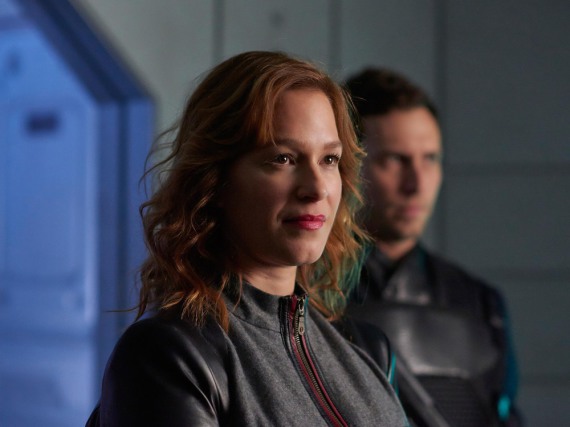 Franka Potente als Chief Inspector Shaddick in der US-Serie