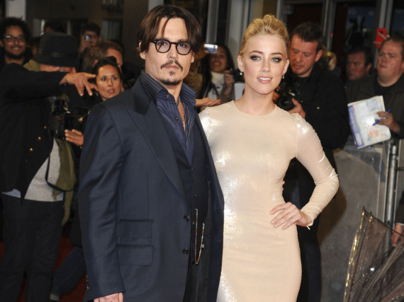 Johnny Depp und Amber Heard im Jahr 2011 bei der Premiere von