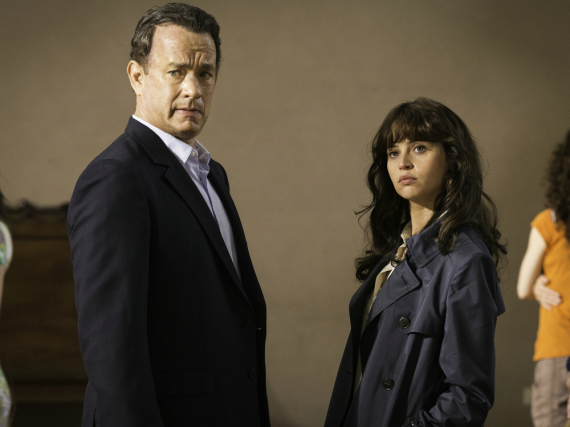Robert Langdon (Tom Hanks) und Dr. Sienna Brooks (Felicity Jones) in Sony Pictures'