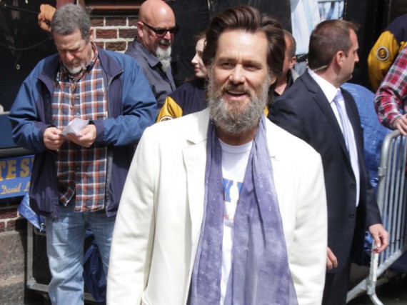 Jim Carrey im Mai 2015 auf dem Weg zur