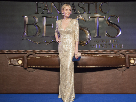 J. K. Rowling bei der Europa-Premiere von