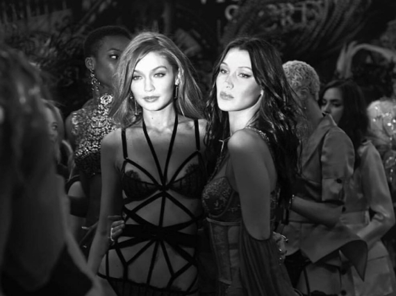 Sie zählen derzeit zu den gefragtesten Models der Welt: Gigi und Bella Hadid backstage bei der