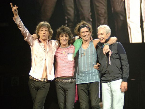 Die Rolling Stones landen mit