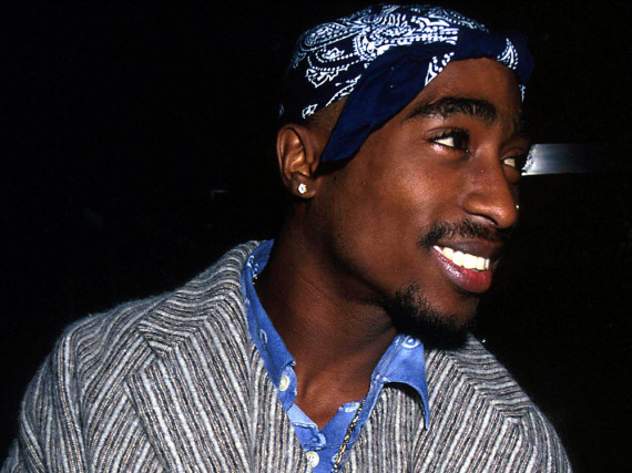 Tupac Shakur 1995 bei der Premiere des Film