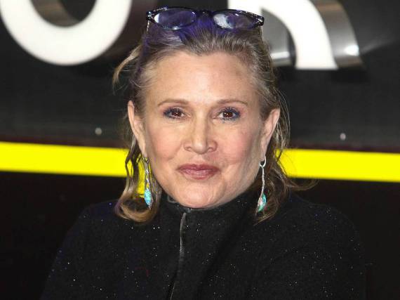 Carrie Fisher hat die Dreharbeiten am achten